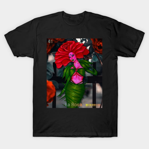 La Rosa The Rose T-Shirt by Zenpaistudios